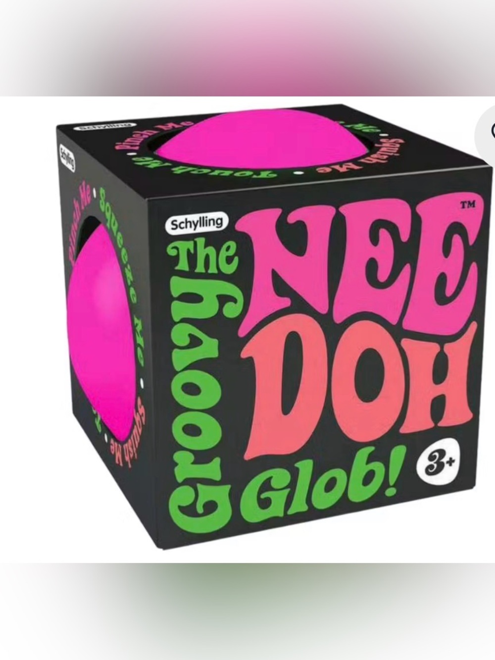 Needoh Groovy Glob - Hot Pink